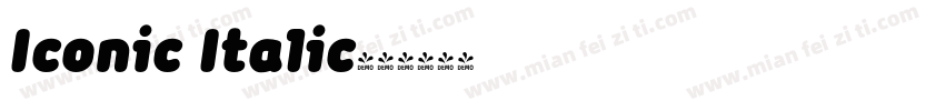 Iconic Italic字体转换